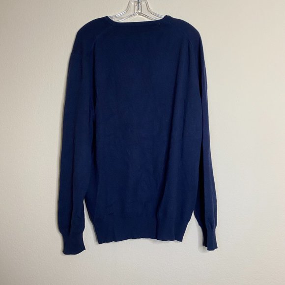 loro piana baby cashmere v-neck pullover sweater - Picture 4 of 4